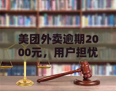 美团外卖逾期2000元，用户担忧还款困扰