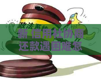 新 信用社协商还款遇困难怎么办？无法按时还款的原因及解决办法