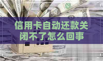 信用卡自动还款关闭不了怎么回事