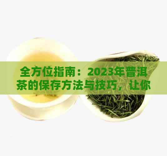 全方位指南：2023年普洱茶的保存方法与技巧，让你的茶叶保持品质！