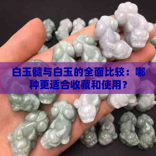 白玉髓与白玉的全面比较：哪种更适合收藏和使用？