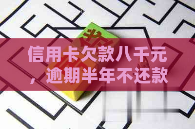 信用卡欠款八千元，逾期半年不还款的后果与处理方式解析