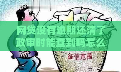 网贷没有逾期还清了政审时能查到吗怎么办：关于公务员政审中网贷记录的影响