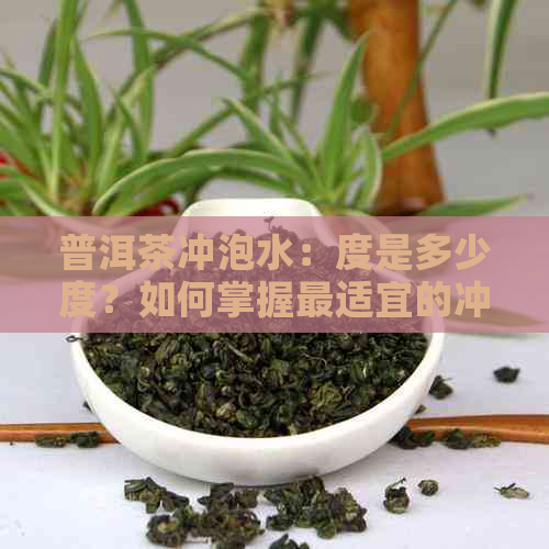 普洱茶冲泡水：度是多少度？如何掌握最适宜的冲泡方法？