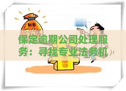 保定逾期公司处理服务：寻找专业法务机构解决逾期问题及法律纠纷