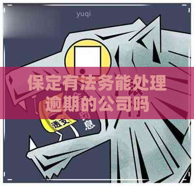 保定有法务能处理逾期的公司吗