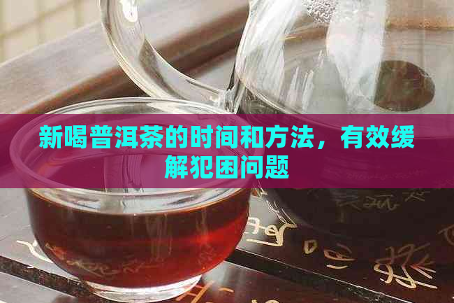 新喝普洱茶的时间和方法，有效缓解犯困问题