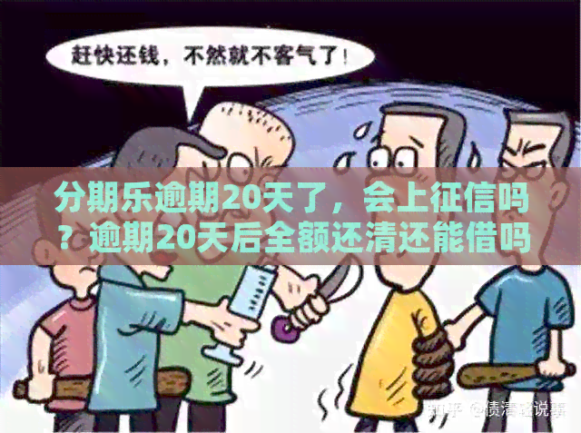 逾期20天了，会上吗？逾期20天后全额还清还能借吗？