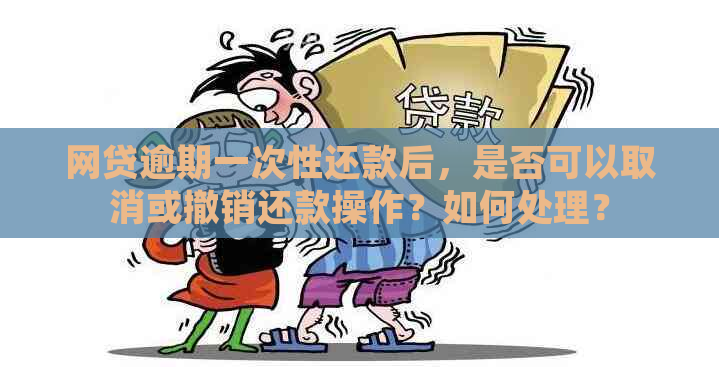 网贷逾期一次性还款后，是否可以取消或撤销还款操作？如何处理？