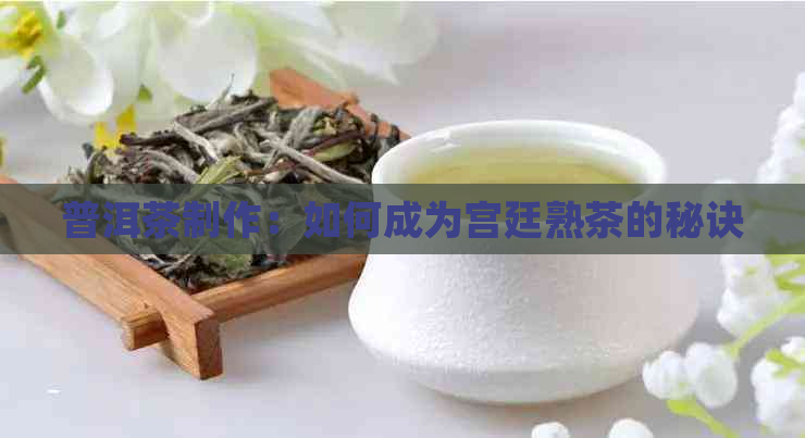 普洱茶制作：如何成为宫廷熟茶的秘诀