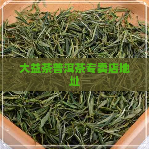 大益茶普洱茶专卖店地址