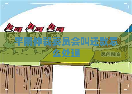 平南仲裁委员会叫还款怎么处理