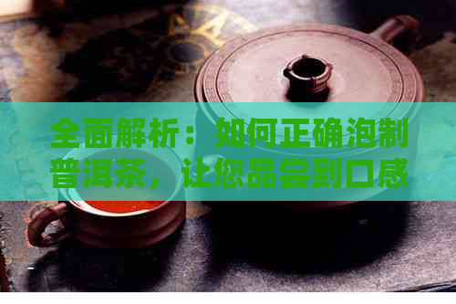 全面解析：如何正确泡制普洱茶，让您品尝到口感