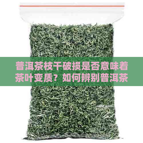 普洱茶枝干破损是否意味着茶叶变质？如何辨别普洱茶新度？