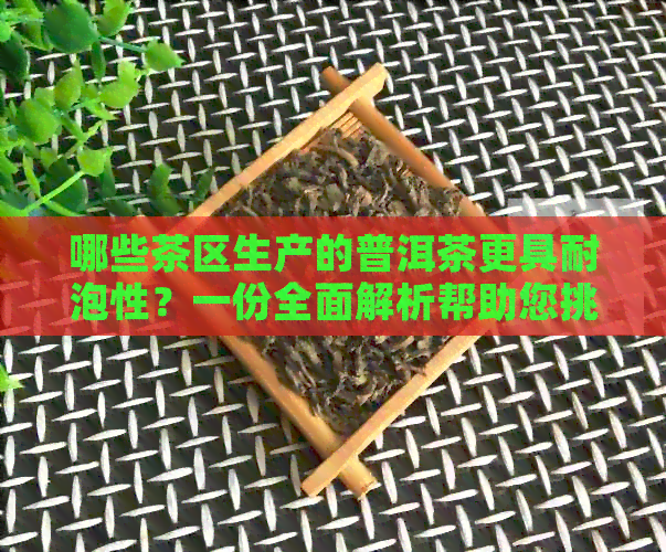 哪些茶区生产的普洱茶更具耐泡性？一份全面解析帮助您挑选优质普洱茶