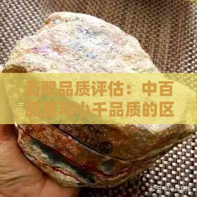 翡翠品质评估：中百品质与小千品质的区别及其价值对比