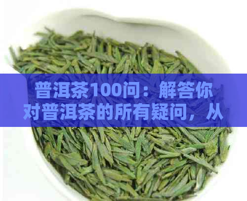 普洱茶100问：解答你对普洱茶的所有疑问，从入门到精通