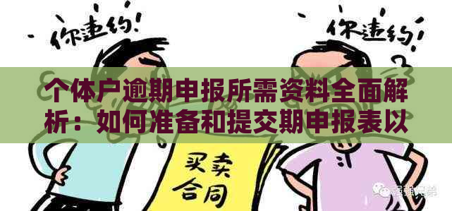 个体户逾期申报所需资料全面解析：如何准备和提交期申报表以避免罚款？