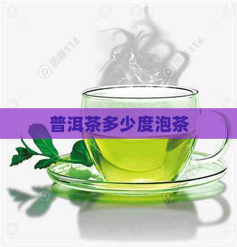 普洱茶多少度泡茶