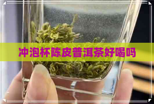 冲泡杯陈皮普洱茶好喝吗