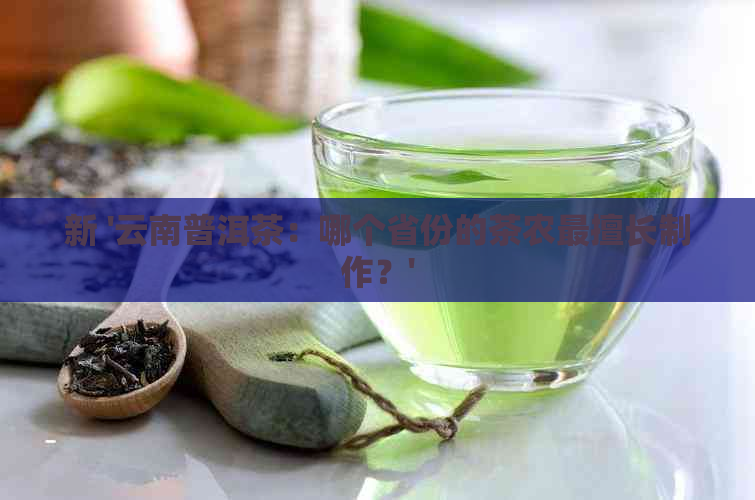 新 '云南普洱茶：哪个省份的茶农最擅长制作？'