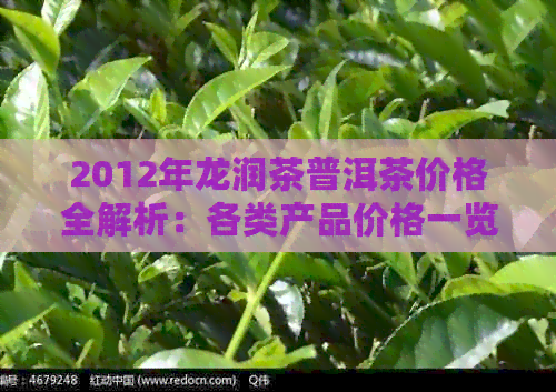 2012年龙润茶普洱茶价格全解析：各类产品价格一览表，让你轻松选购