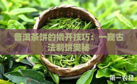 普洱茶饼的撬开技巧：一窥古法制饼奥秘