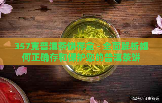 357克普洱茶饼存盒 - 全面解析如何正确存和保护您的普洱茶饼