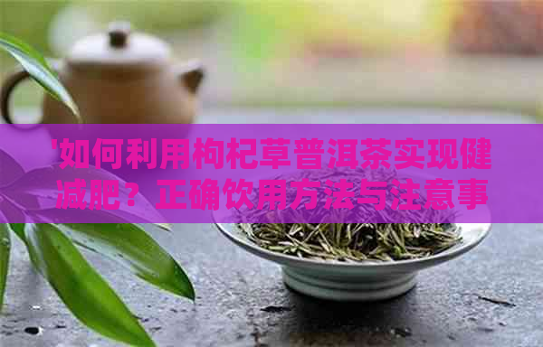 '如何利用枸杞草普洱茶实现健减肥？正确饮用方法与注意事项'