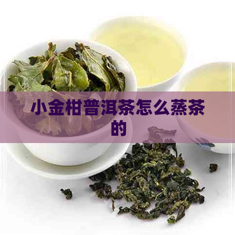 小金柑普洱茶怎么蒸茶的