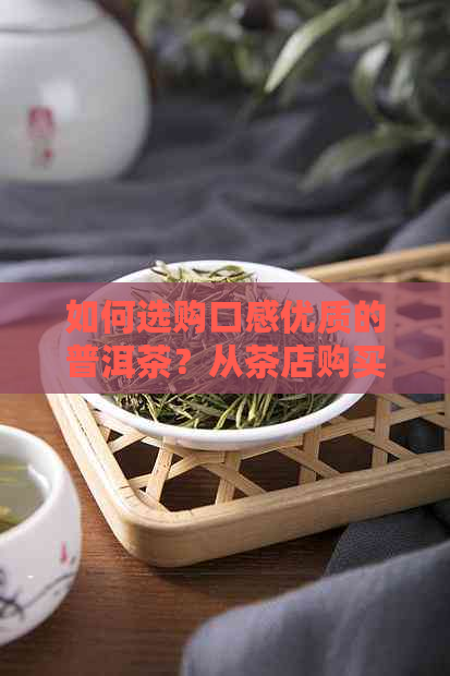 如何选购口感优质的普洱茶？从茶店购买茶叶的完整指南