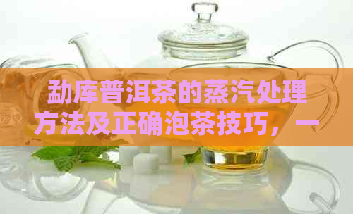 勐库普洱茶的蒸汽处理方法及正确泡茶技巧，一篇全面解决您的疑问