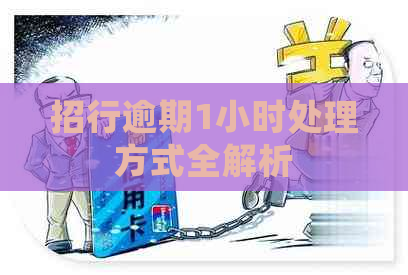 招行逾期1小时处理方式全解析