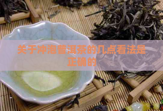 关于冲泡普洱茶的几点看法是正确的