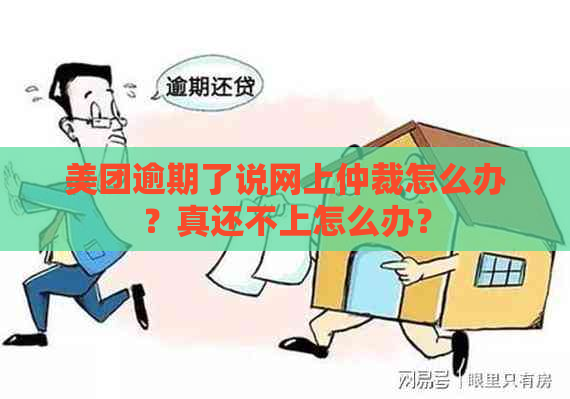 美团逾期了说网上仲裁怎么办？真还不上怎么办？