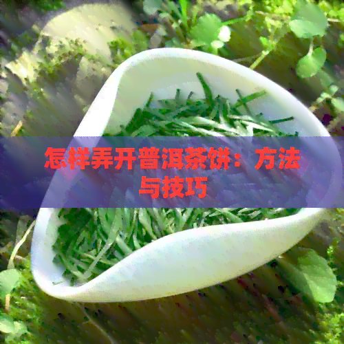 怎样弄开普洱茶饼：方法与技巧