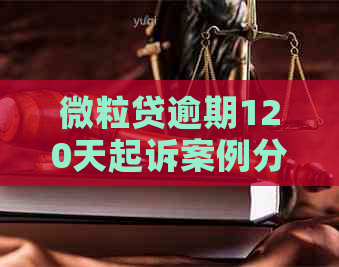 微粒贷逾期120天起诉案例分析：如何应对700多天未还款的起诉？