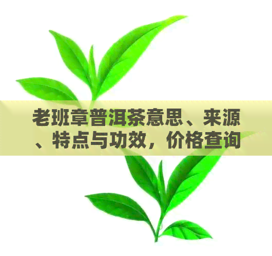 老班章普洱茶意思、来源、特点与功效，价格查询表及购买指南