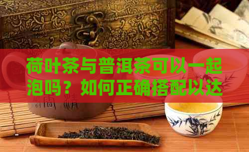 荷叶茶与普洱茶可以一起泡吗？如何正确搭配以达到口感？