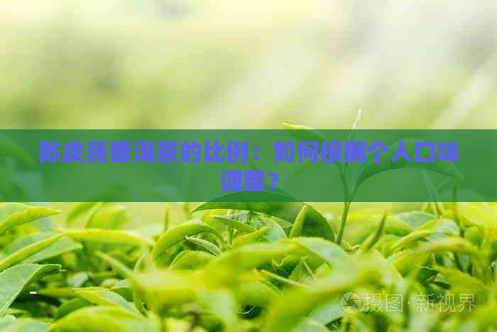 陈皮蒸普洱茶的比例：如何根据个人口味调整？