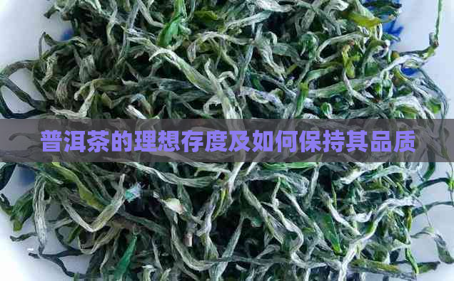 普洱茶的理想存度及如何保持其品质