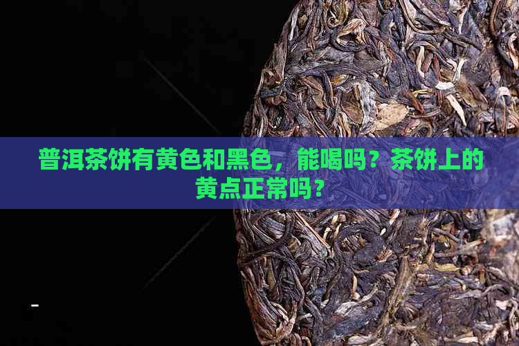 普洱茶饼有黄色和黑色，能喝吗？茶饼上的黄点正常吗？