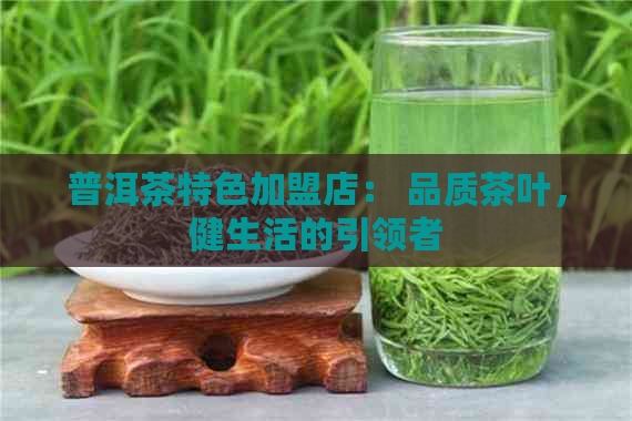 普洱茶特色加盟店： 品质茶叶，健生活的引领者