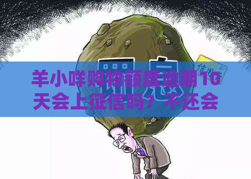 羊小咩购物额度逾期10天会上吗？不还会有什么后果？