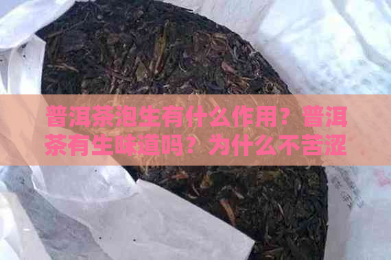 普洱茶泡生有什么作用？普洱茶有生味道吗？为什么不苦涩呢？