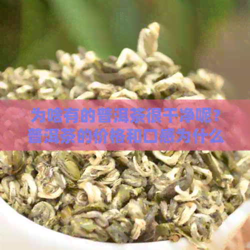 为啥有的普洱茶很干净呢？普洱茶的价格和口感为什么会有差异？