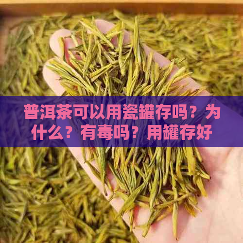 普洱茶可以用瓷罐存吗？为什么？有吗？用罐存好吗？