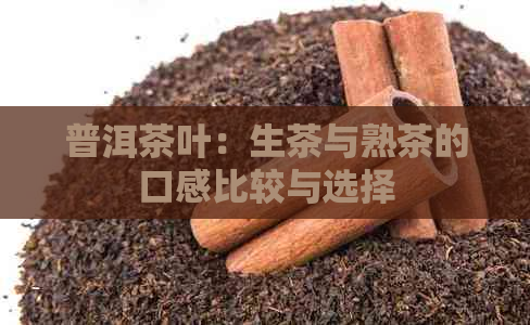 普洱茶叶：生茶与熟茶的口感比较与选择