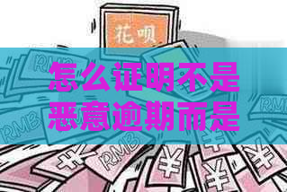 怎么证明不是恶意逾期而是确实没能力还款：有效策略和证明方法