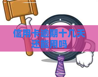 信用卡逾期十几天还能用吗